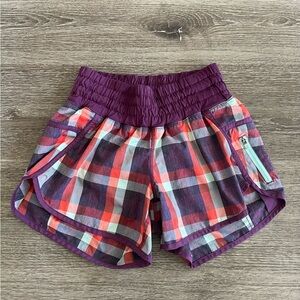 Lululemon Athletica Multicolor Plaid Shorts